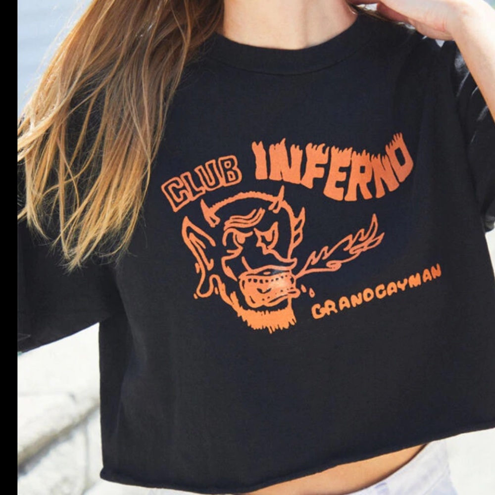 Brandy Melville Club Inferno Tshirt